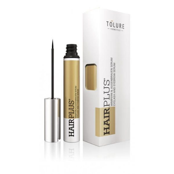 2 stk Tolure Hairplus vipper/bryn serum