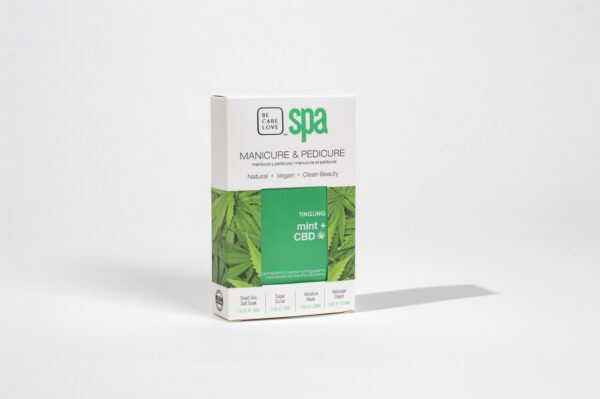 4 Trins Prøve/feriepakke SPA Tingling Mint + CBD